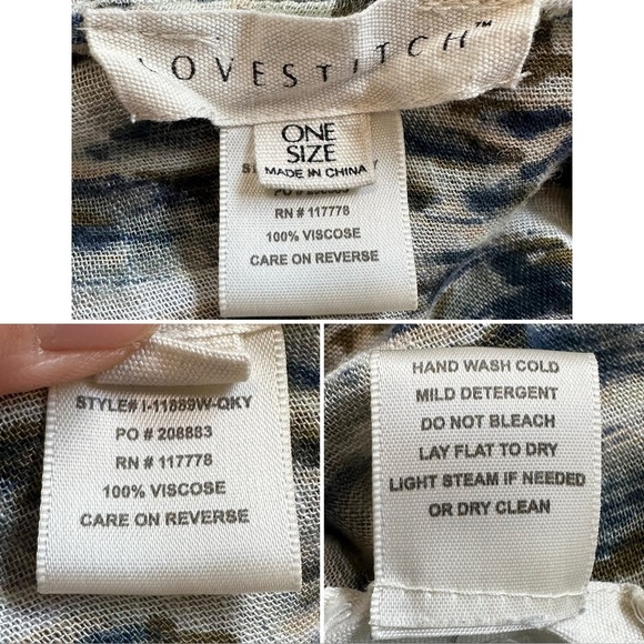 Lovestitch Leopard Open Front Kimono Coverup, One Size - Picture 10 of 12